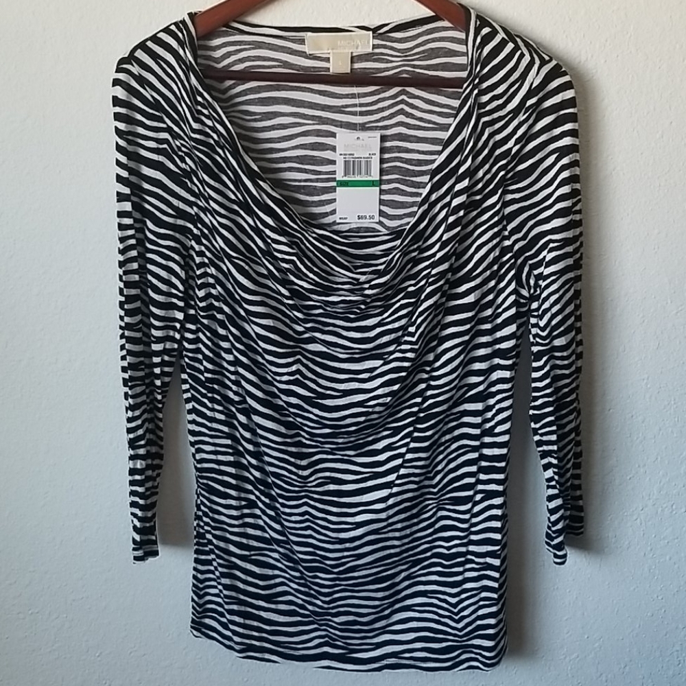 Michael Kors Zebra Top